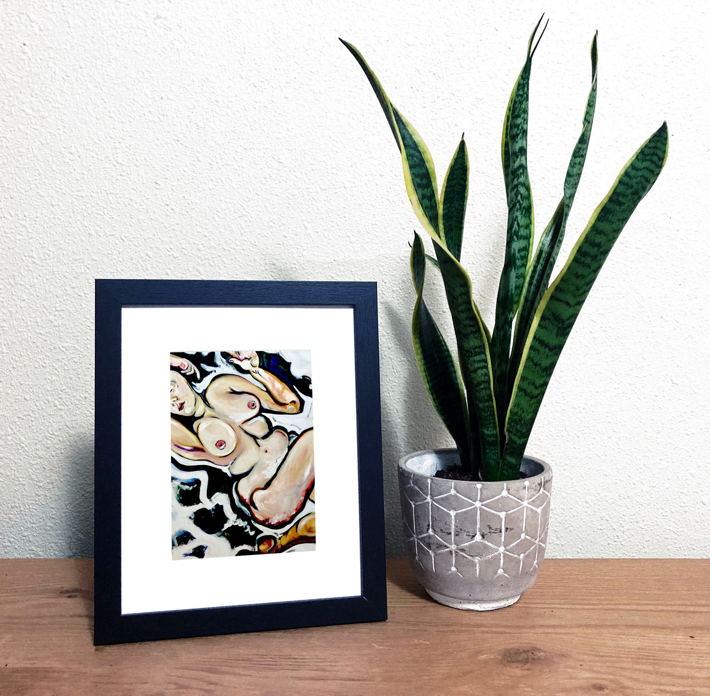 Swimming - Art Print